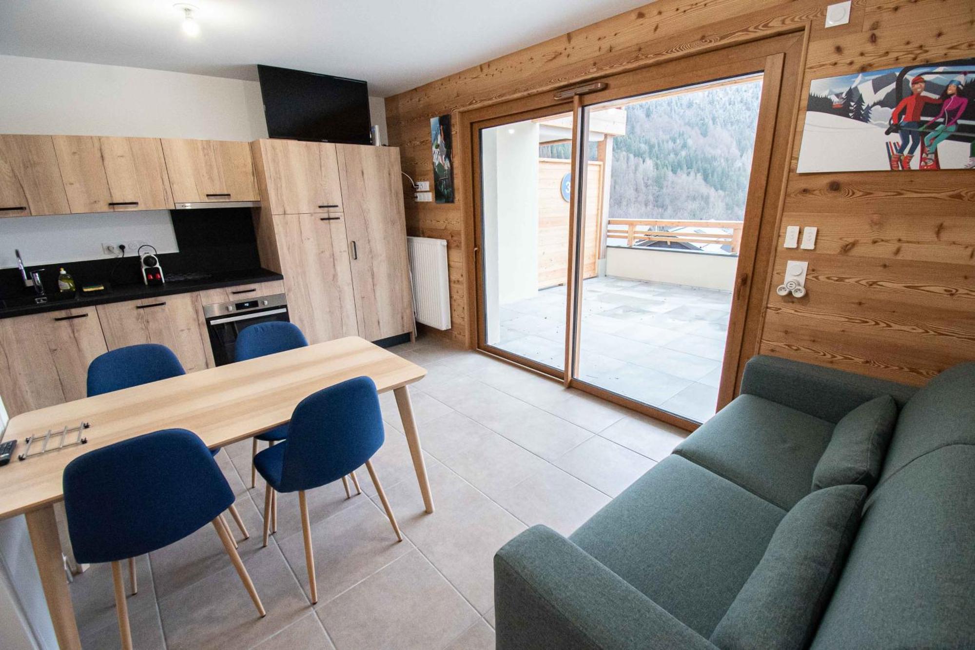 Dans Residence Neuve Le Snow Roc Sur Les Pistes, Grand Studio Cosy 5 Pers Avec Terrasse Panoramique, Sauna, Wifi แซงต์-ฌ็อง-โดลป์ ภายนอก รูปภาพ